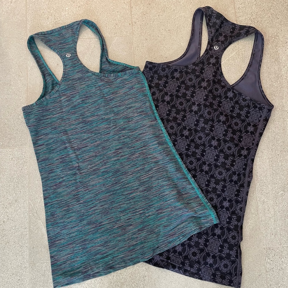 Two Lululemon tank tops